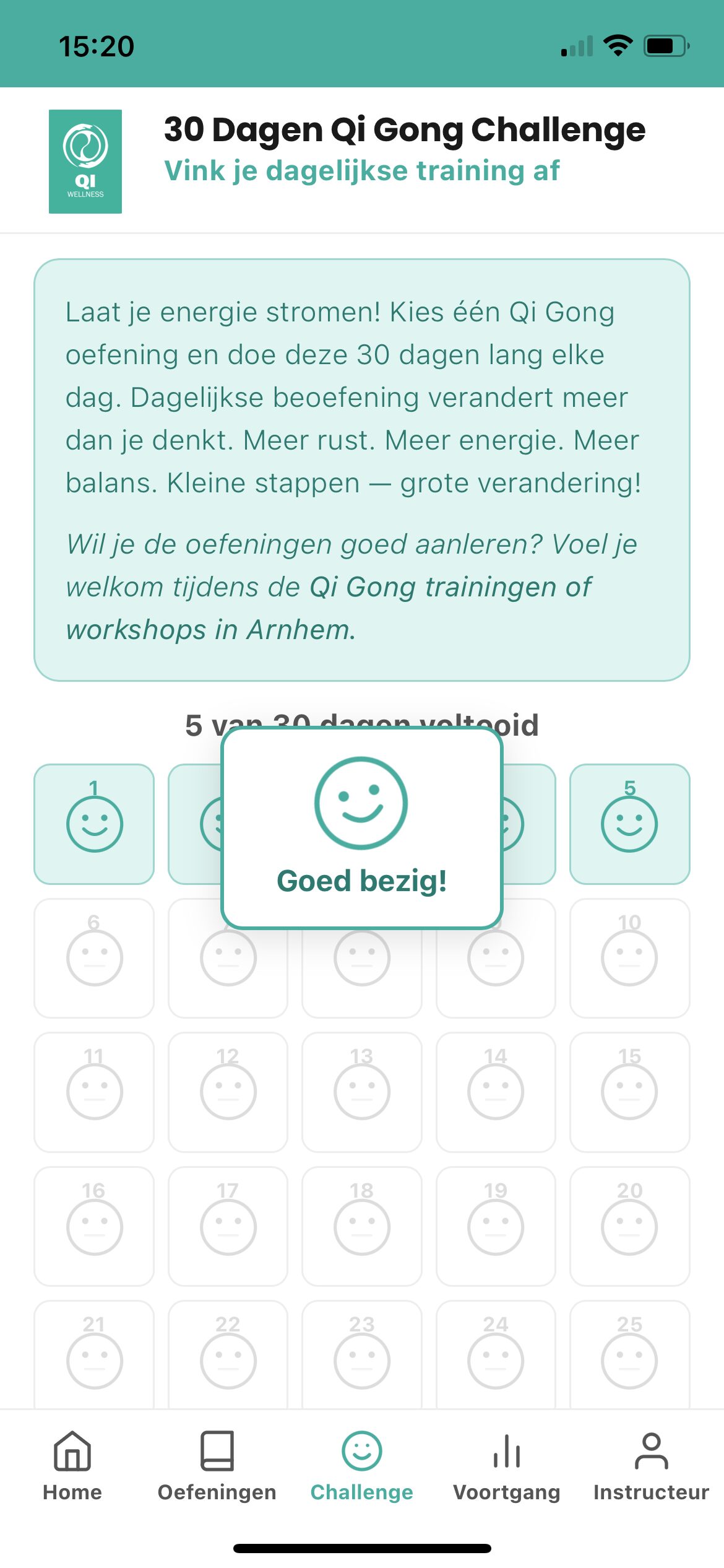 The Qi Gong Room - Challenge